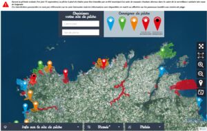 carte sites pêche à pied